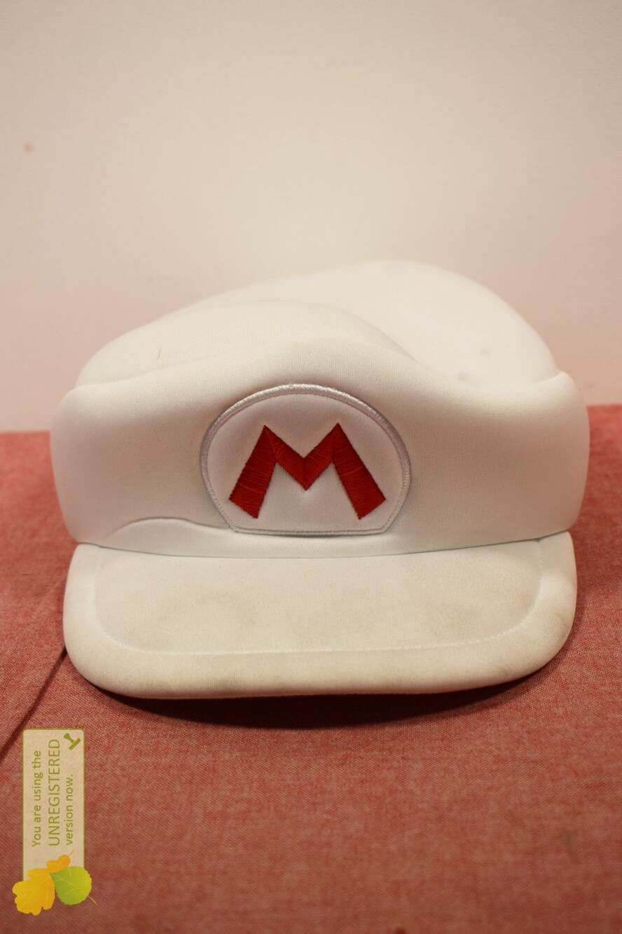 Super Mario Bros. Fire Mario Cosplay Hat (Marks)